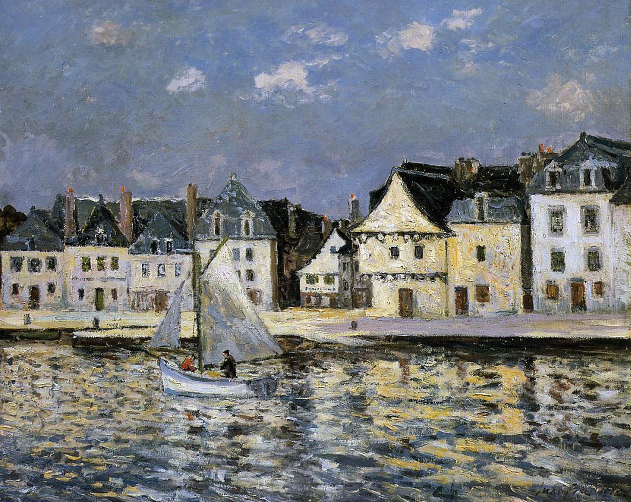 Le port de St. Goustan, Bretagne, 1912 - Maxime Emile Louis Maufra