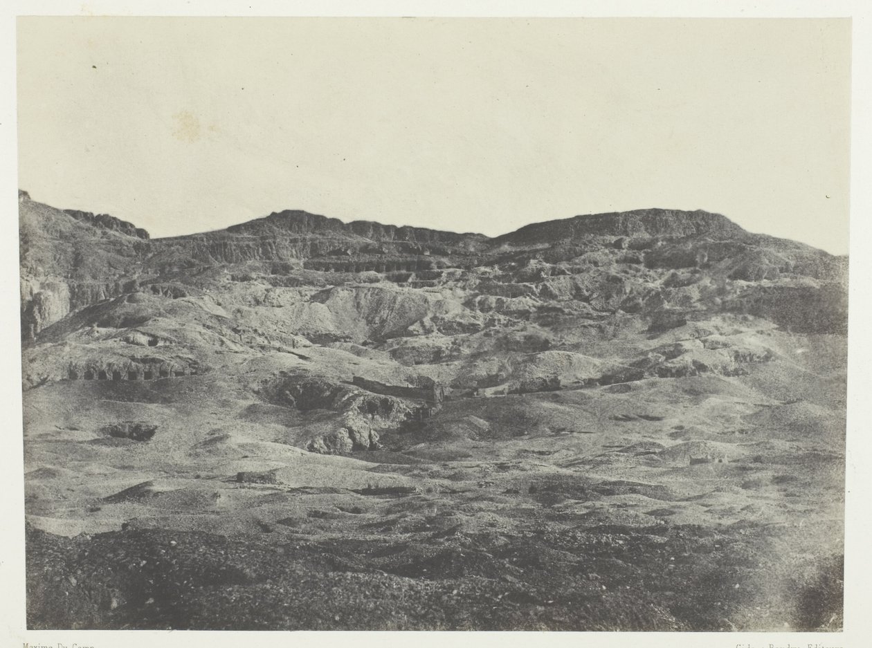 Gournah, Nécropole de Thèbes; Thèbes - Maxime Du Camp