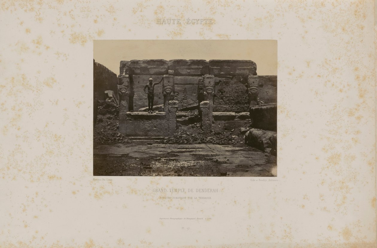 Grand temple de Dendérah - Maxime Du Camp