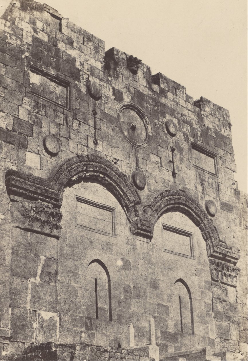 Palestine. Jérusalem. Porte Dorée - Maxime Du Camp