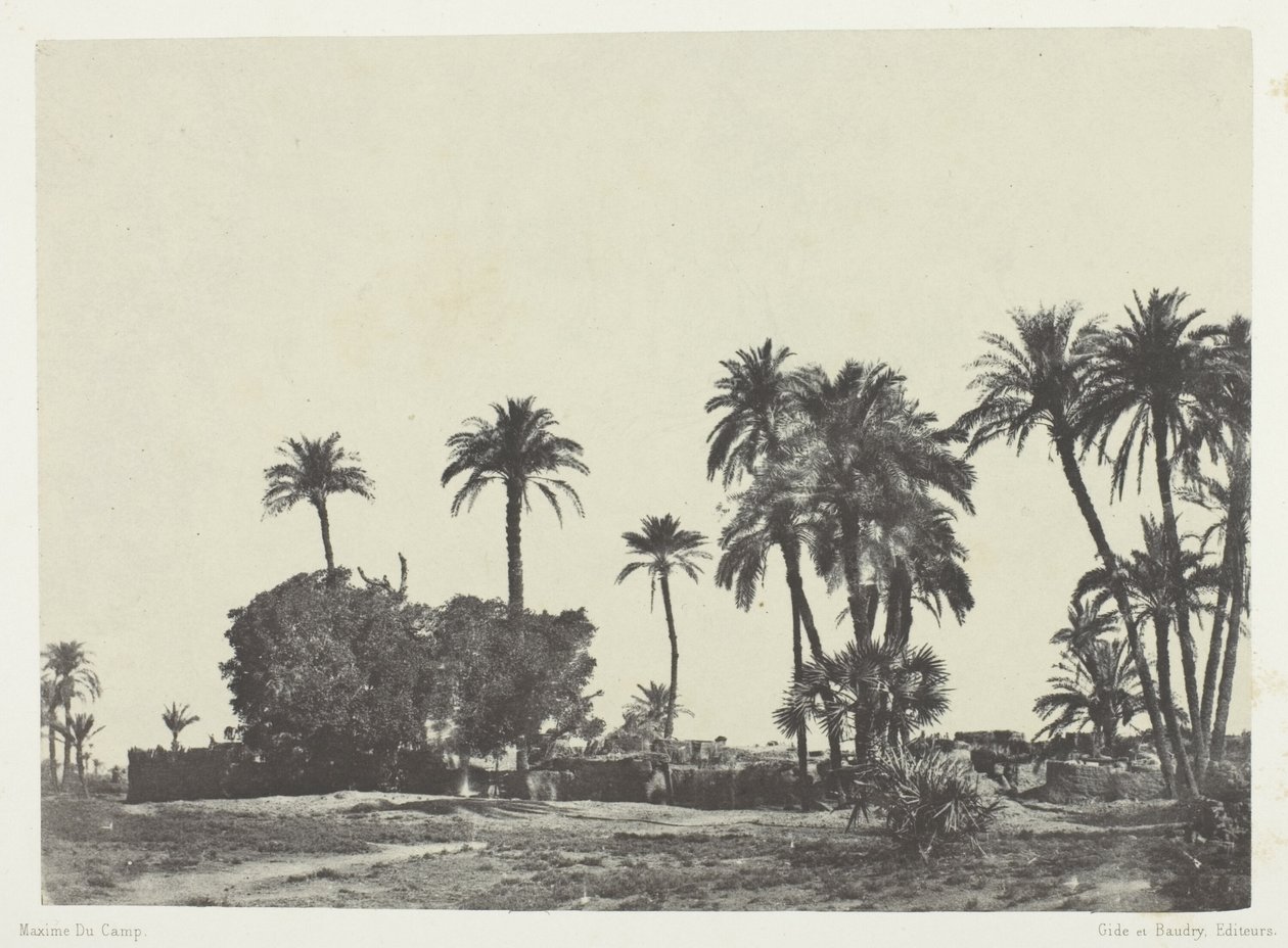 Village de Hamameh, Haute-Égypte - Maxime Du Camp