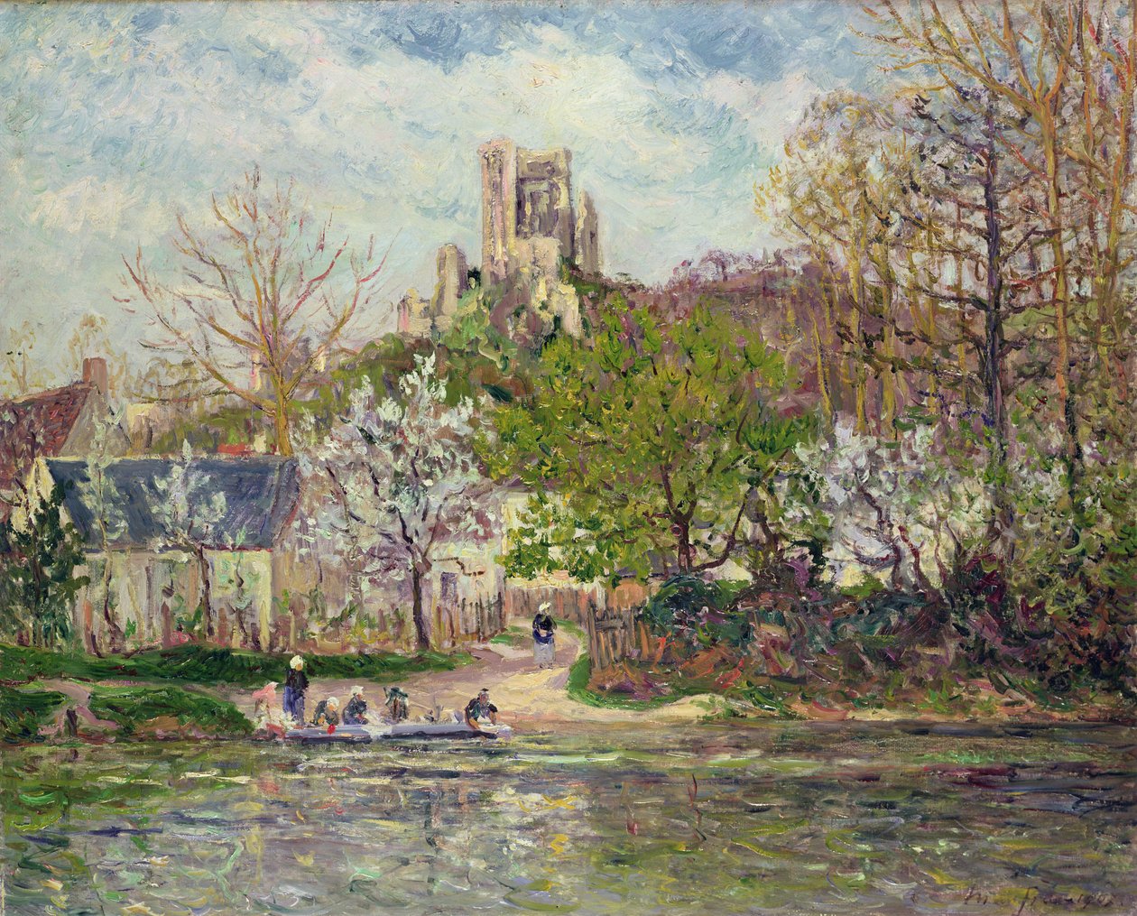 Printemps à Lavardin (Touraine) - Maxime Emile Louis Maufra