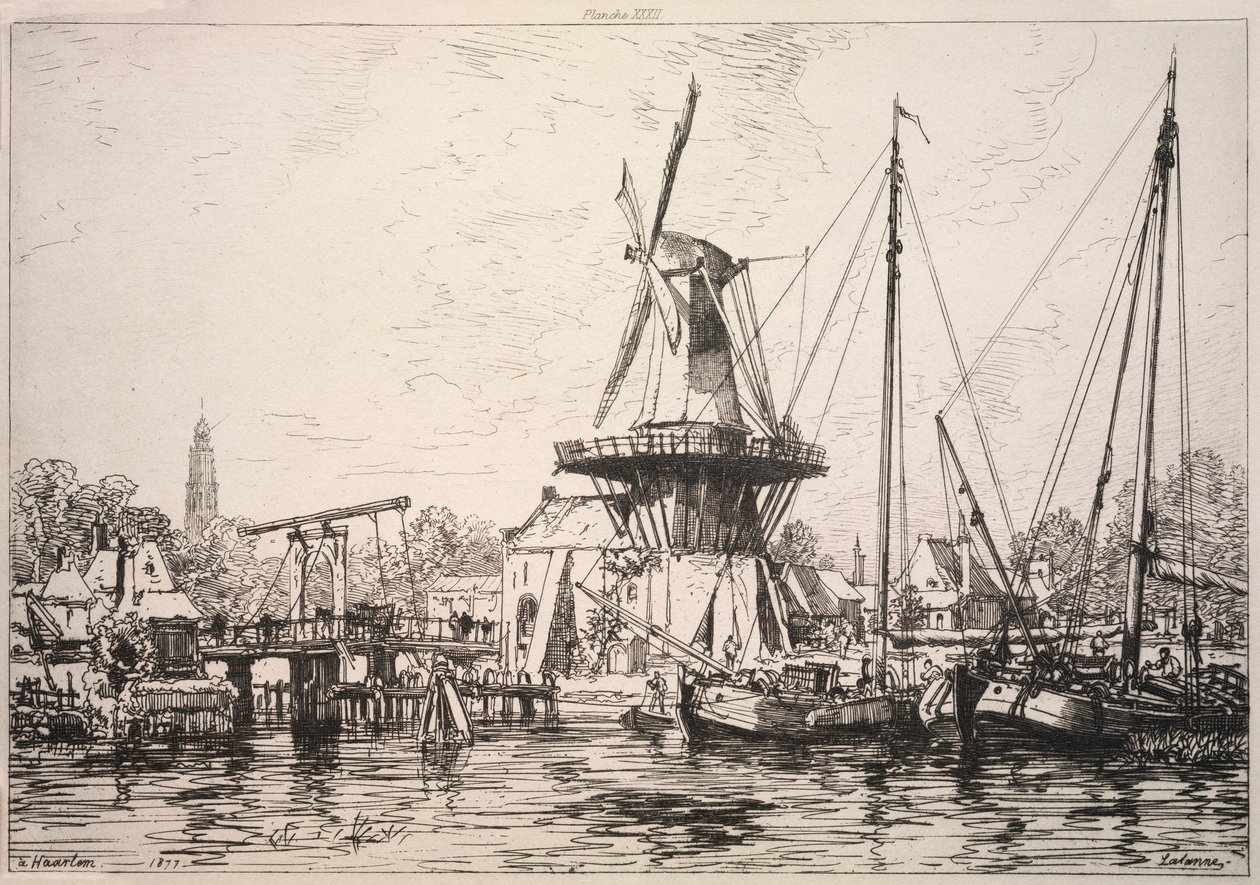 À Harlem, Hollande, 1877 - Maxime Lalanne