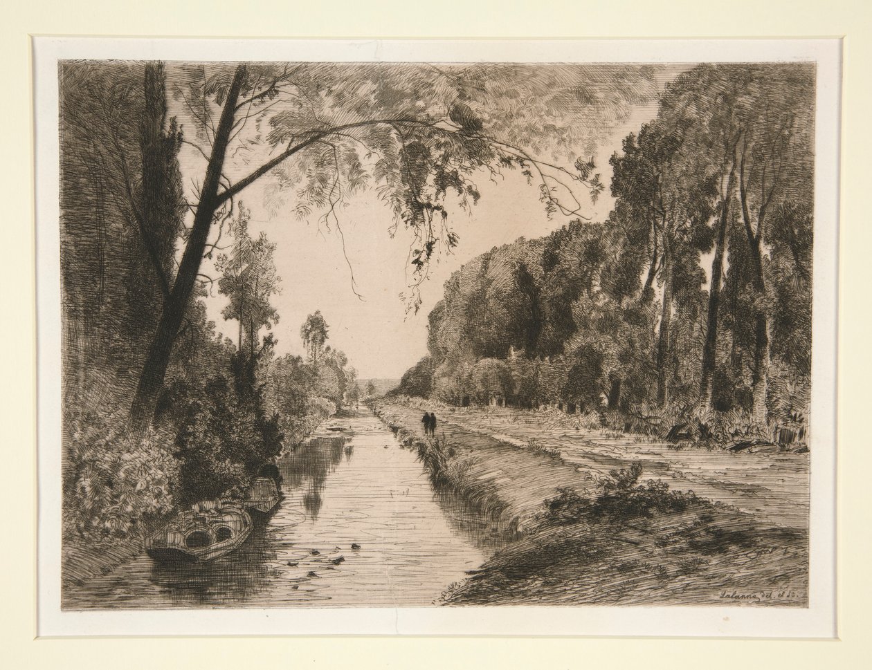 Le canal à Pont-Sainte-Maxence - Maxime Lalanne