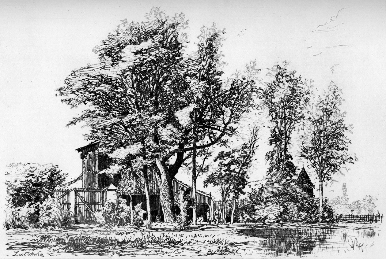 Les Acacias, c1850-1895 1924 - Maxime Lalanne