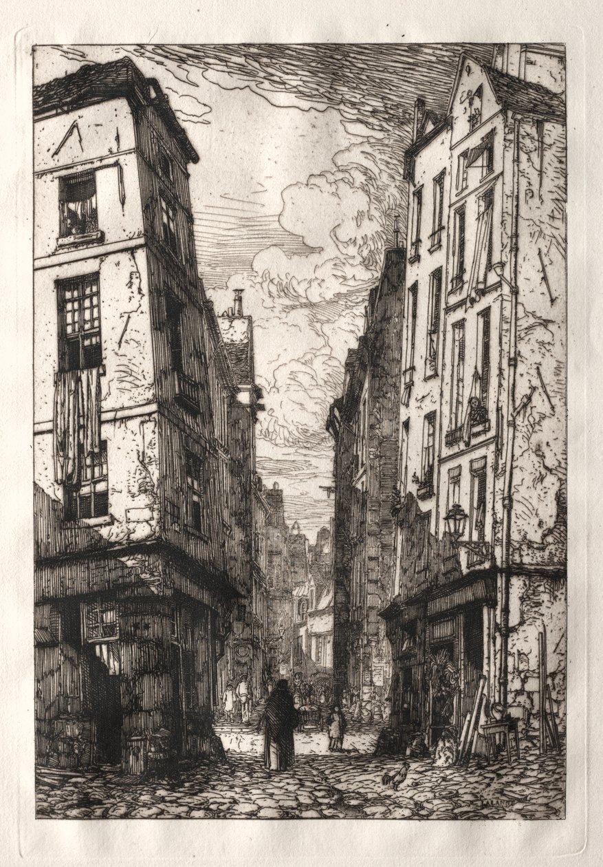 Rue des Marmousets (Vieux Paris) - Maxime Lalanne