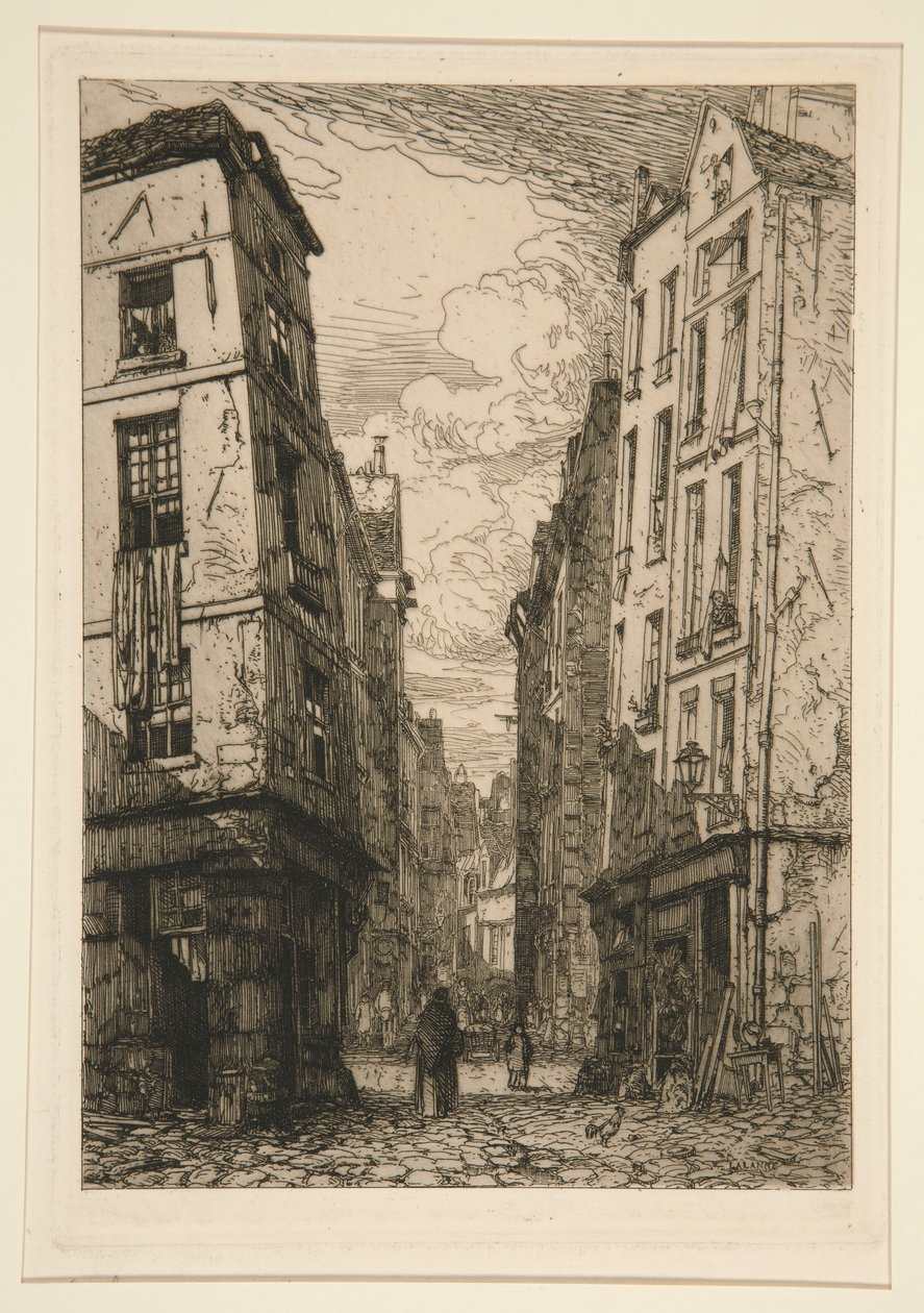 Rue des Marmousets (Vieux Paris) - Maxime Lalanne