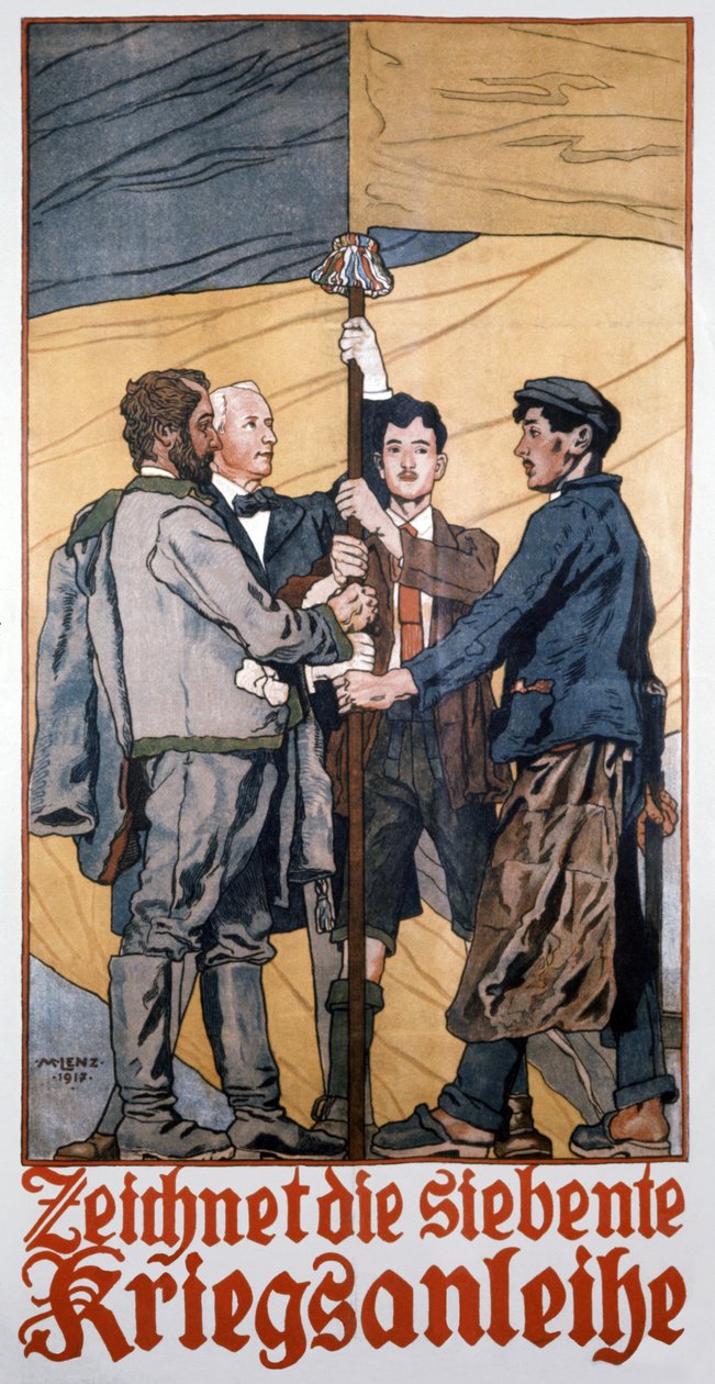 Première Guerre mondiale "Souscrivez au 7e Emprunt de Guerre" - Maximilian Lenz