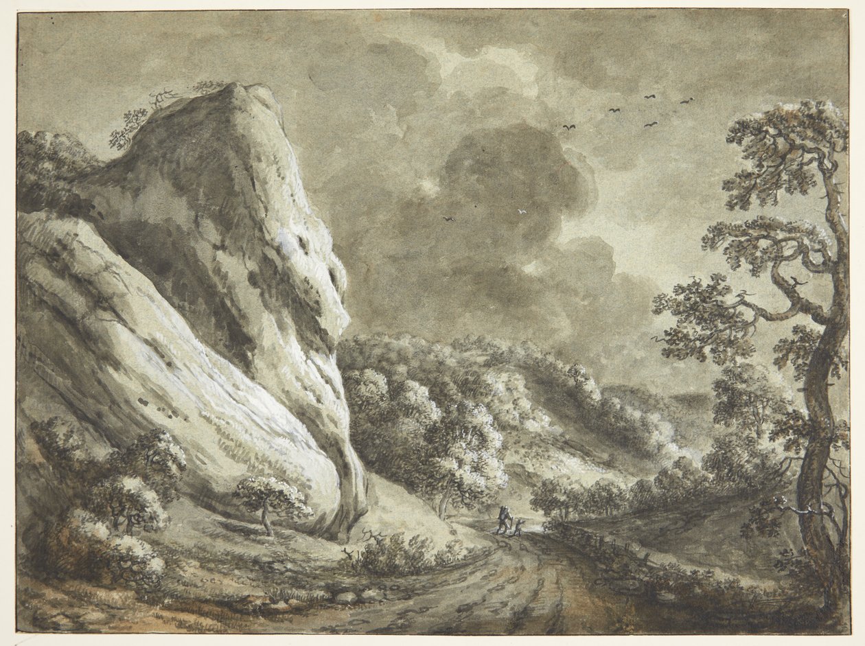 Chemin entre des rochers et des pentes boisées - Maximilian Neustück