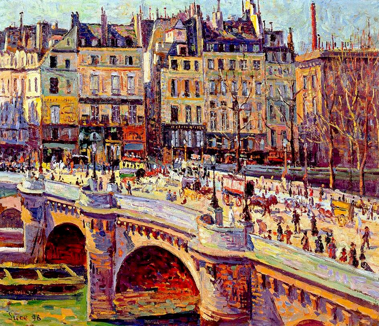Le Quai Conti, Paris, 1896 - Maximilien Luce