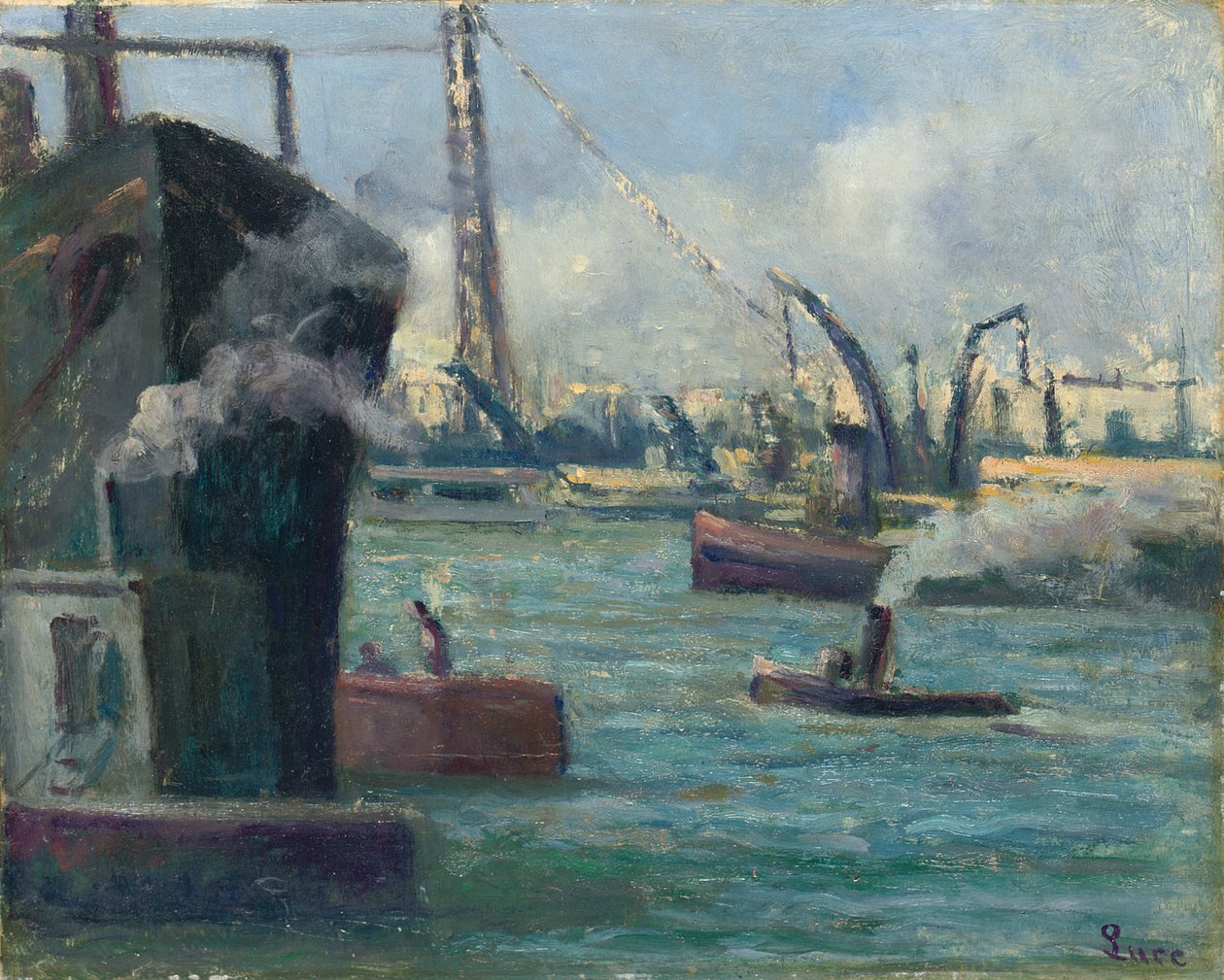 Port de Rouen - Maximilien Luce