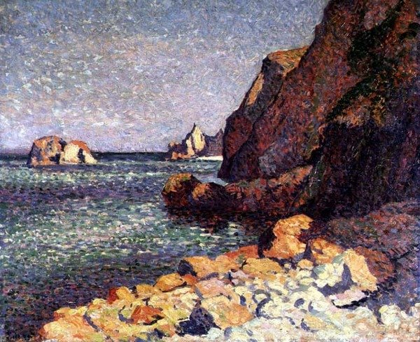 Mer et rochers, Agay - Maximilien Luce
