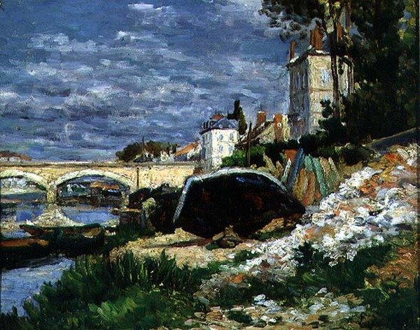 Les rives de la rivière - Maximilien Luce