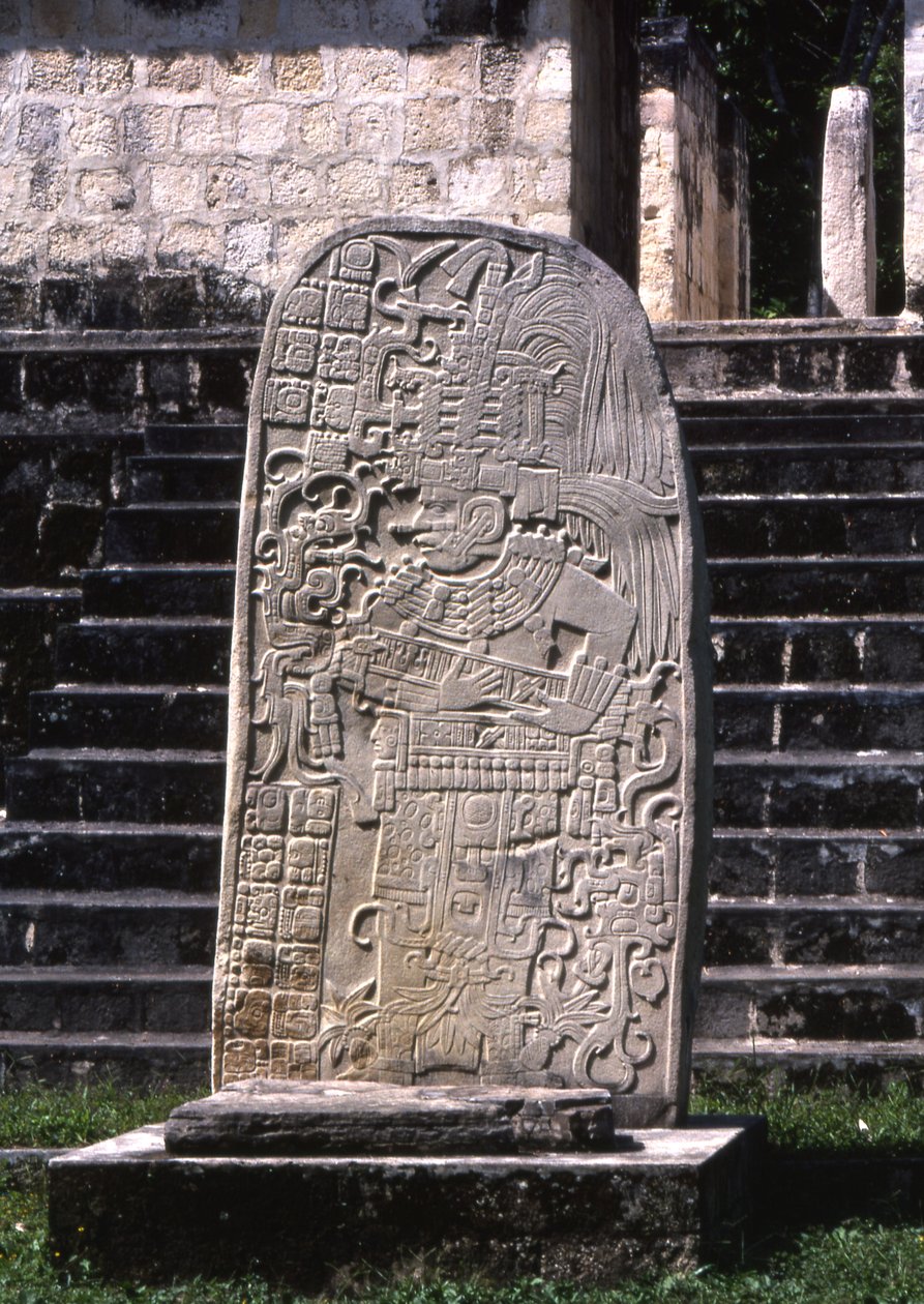 Seibal, Stèle 10, Période Classique Ultime, 849 AD - Mayan