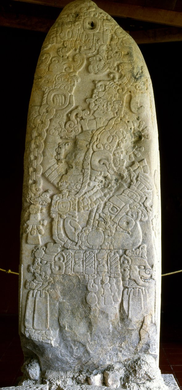 Stèle de Tikal 31, période classique ancienne, 445 après J.-C. - Mayan
