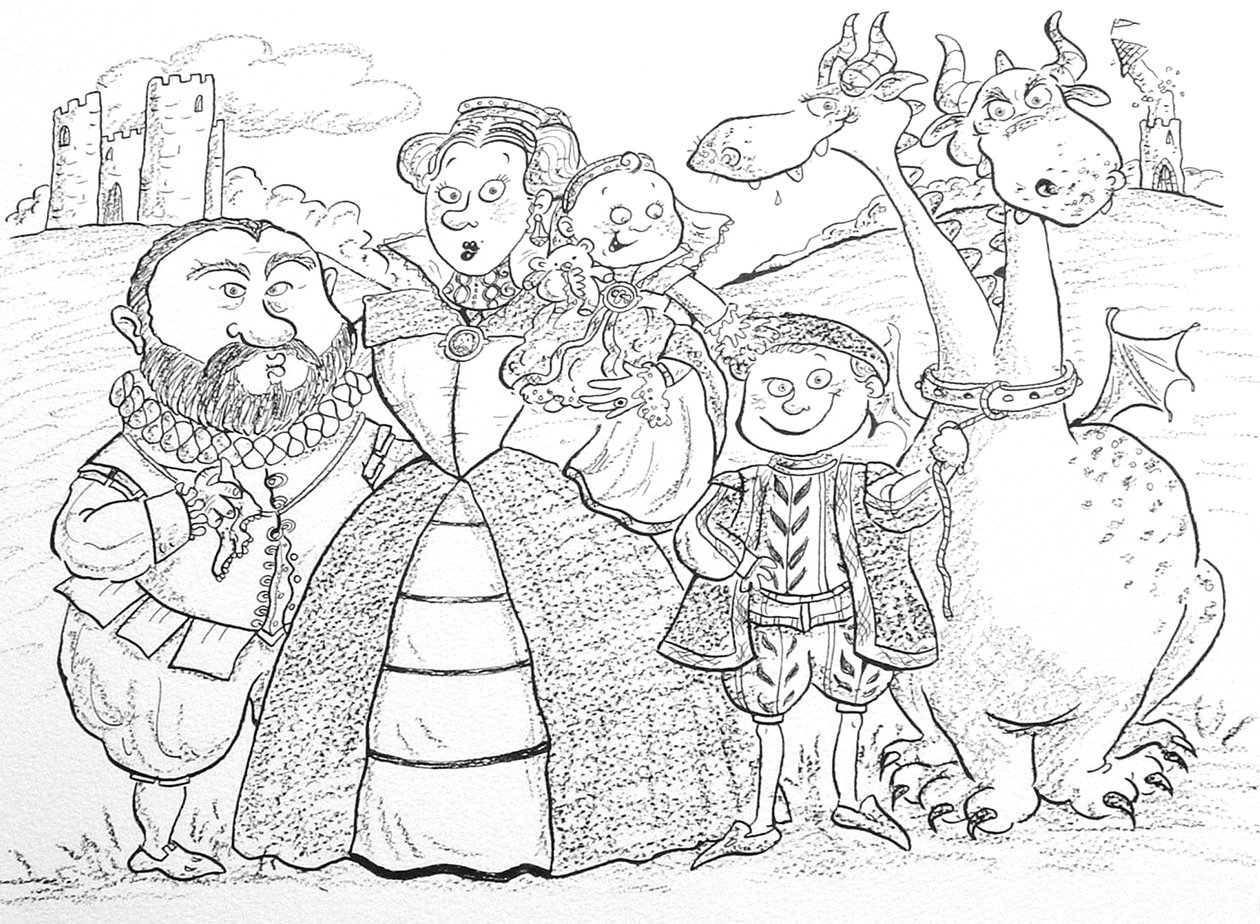 Portrait de famille médiéval - Maylee Christie