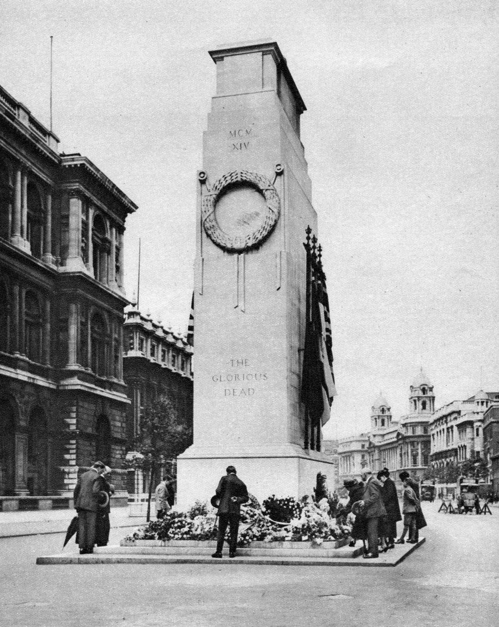 Le Cénotaphe, Whitehall, Londres, 1926-1927 - McLeish