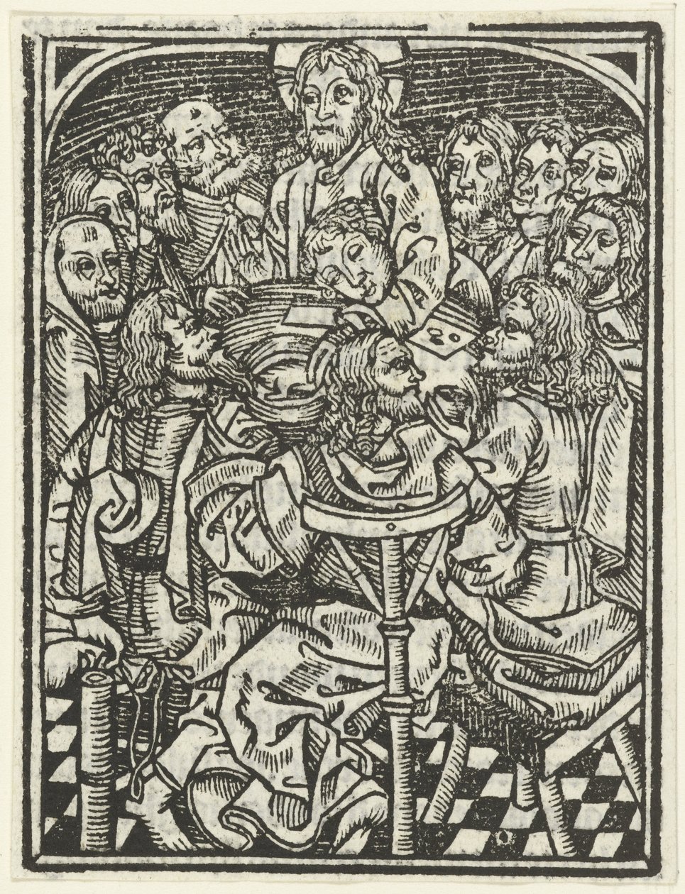 La Cène - Meester van de Delbecq Schreiber Passie (attributed to)
