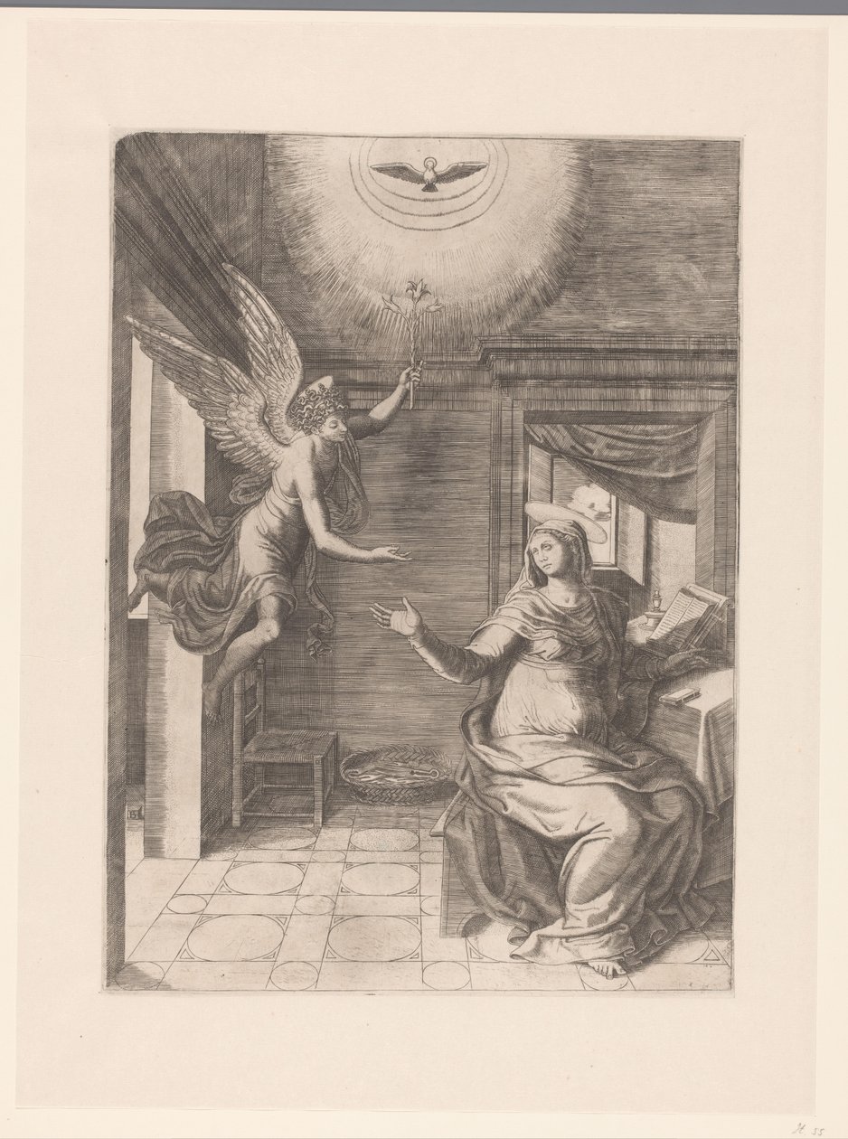Annonciation - Meester van de Dobbelsteen