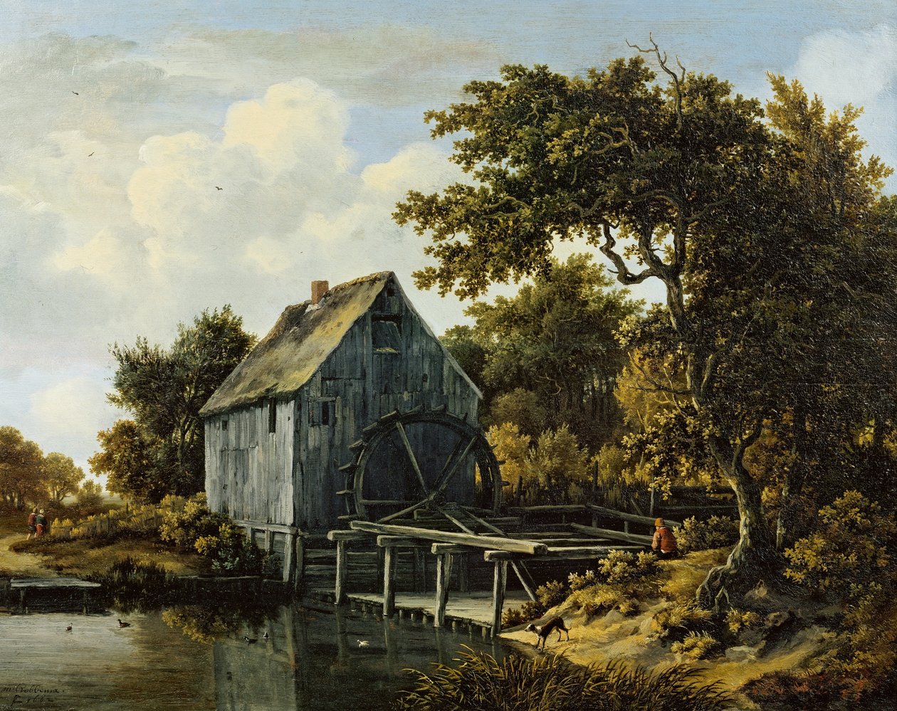 Danois : Vandmøllen The Watermill - Meindert Hobbema