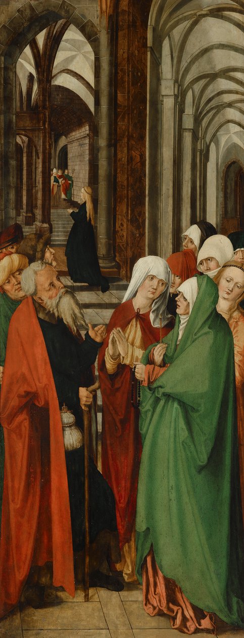 Présentation de Marie au Temple - Meister der Oberfalkensteiner Altarflügel