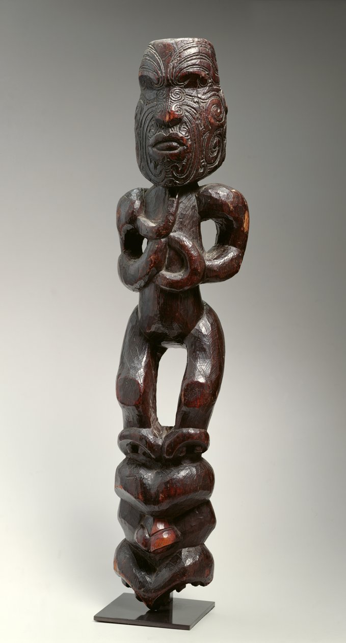 Figure debout (bois) - Melanesian