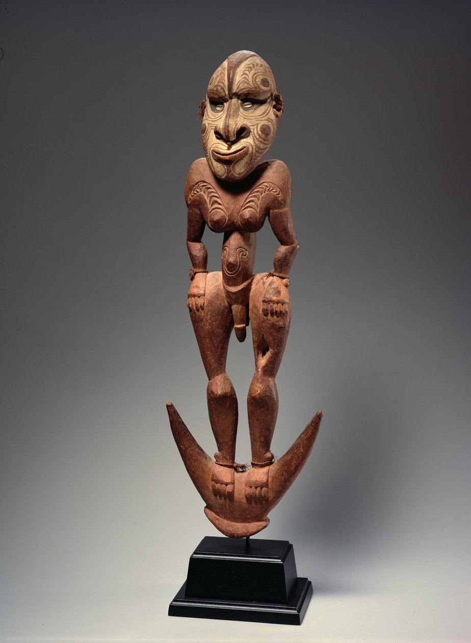 Figure debout (bois) - Melanesian