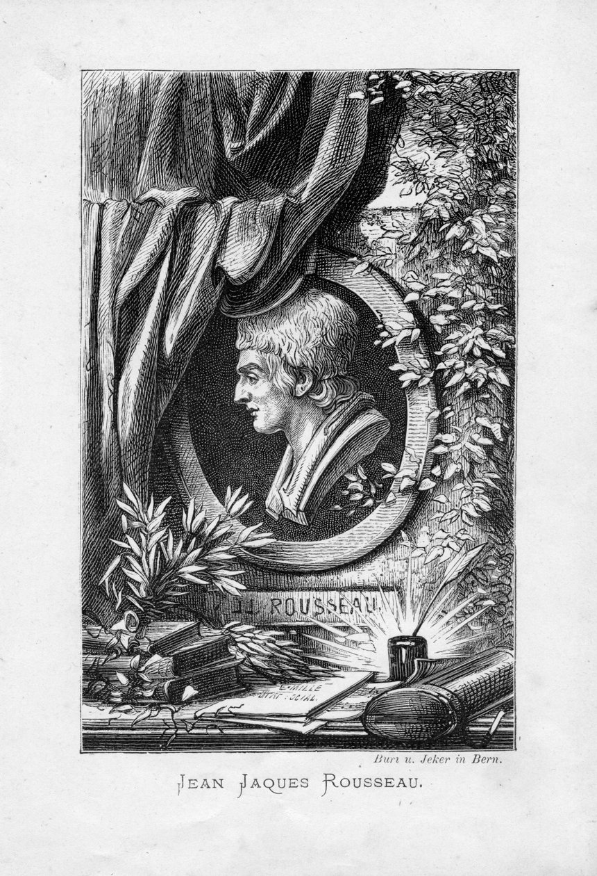 portrait gravé - Melchior Karl Jeker