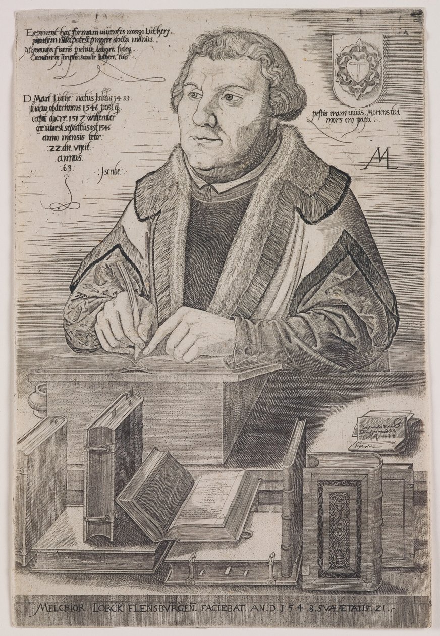 Martin Luther - Melchior Lorck