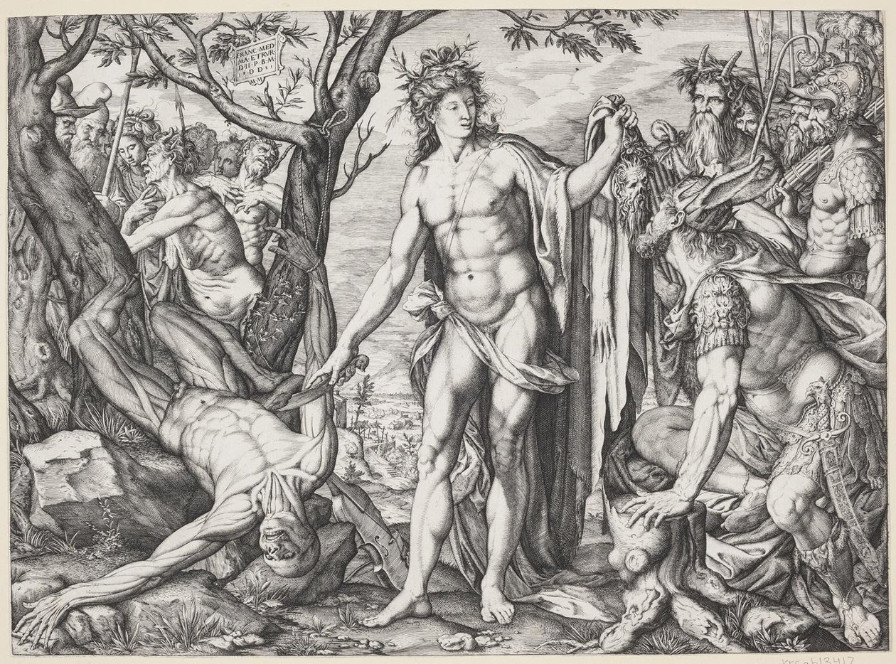 Apollon et Marsyas - Melchior Meier