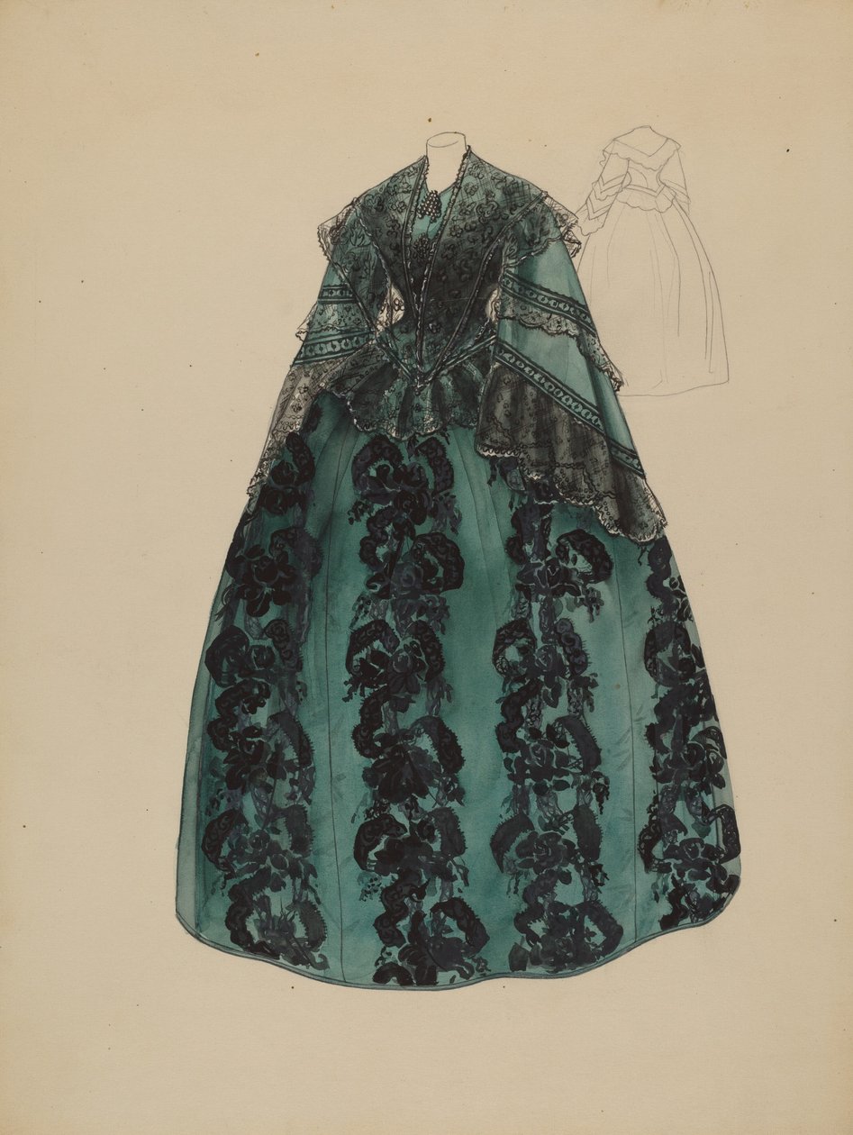 Robe, vers 1936 - Melita Hofmann