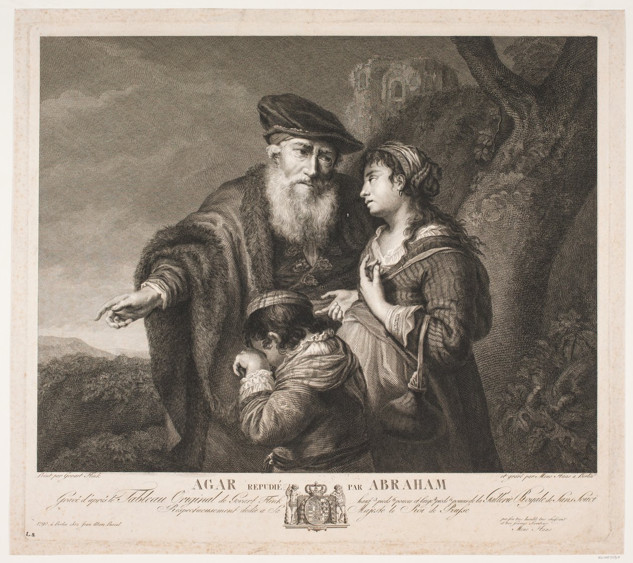 Agar répudiée par Abraham - Meno Haas