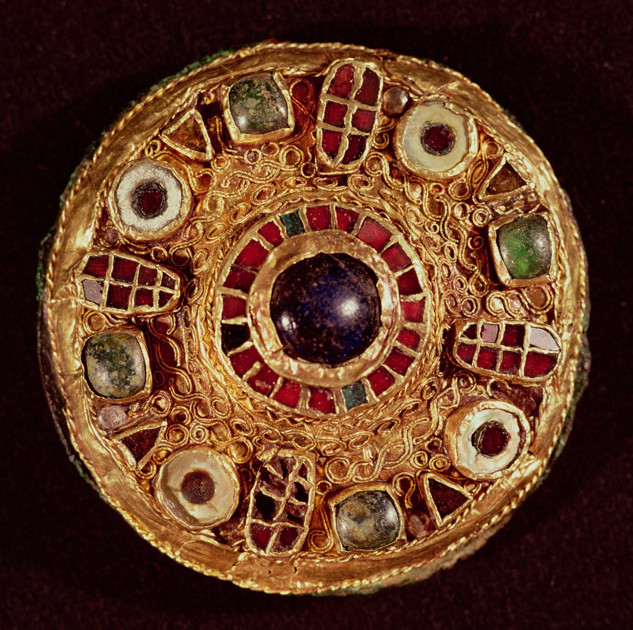 Broche ronde - Merovingian
