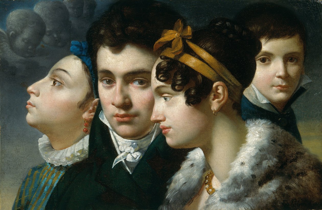 Portrait de famille - Merry Joseph Blondel