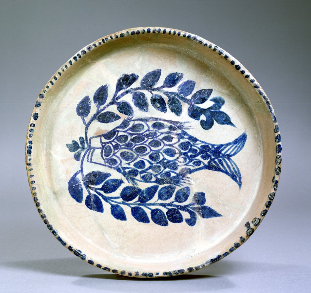 Plat, période abbasside (750-1258) (terre cuite) - Mesopotamian