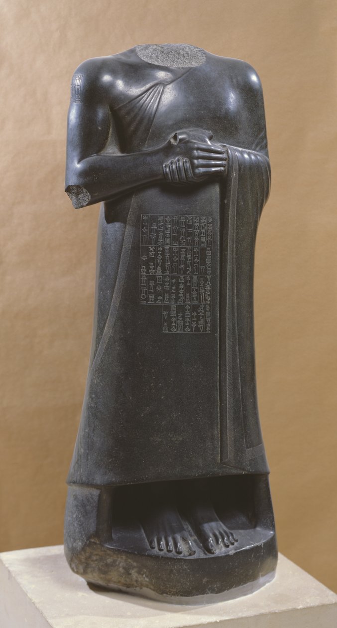 Gudea, prince de Lagash, debout - Mesopotamian