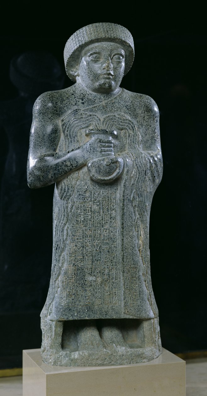 Statue du prince Gudea, c.2150 av. J.-C. - Mesopotamian