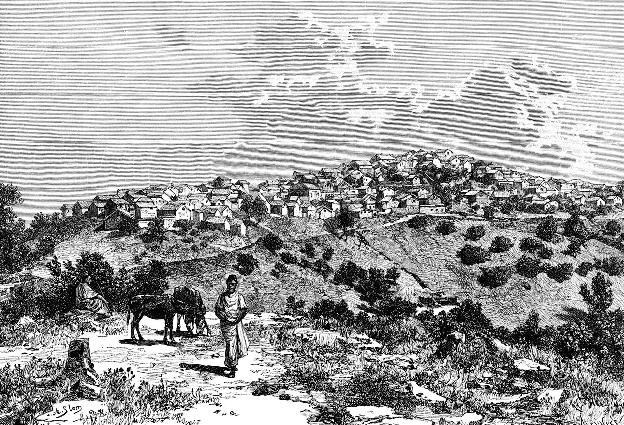 Un village kabyle, Afrique du Nord, 1895 | Meunier