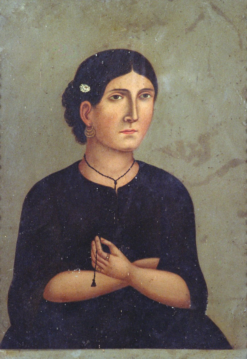 Portrait, milieu du 19ème siècle - Mexican School