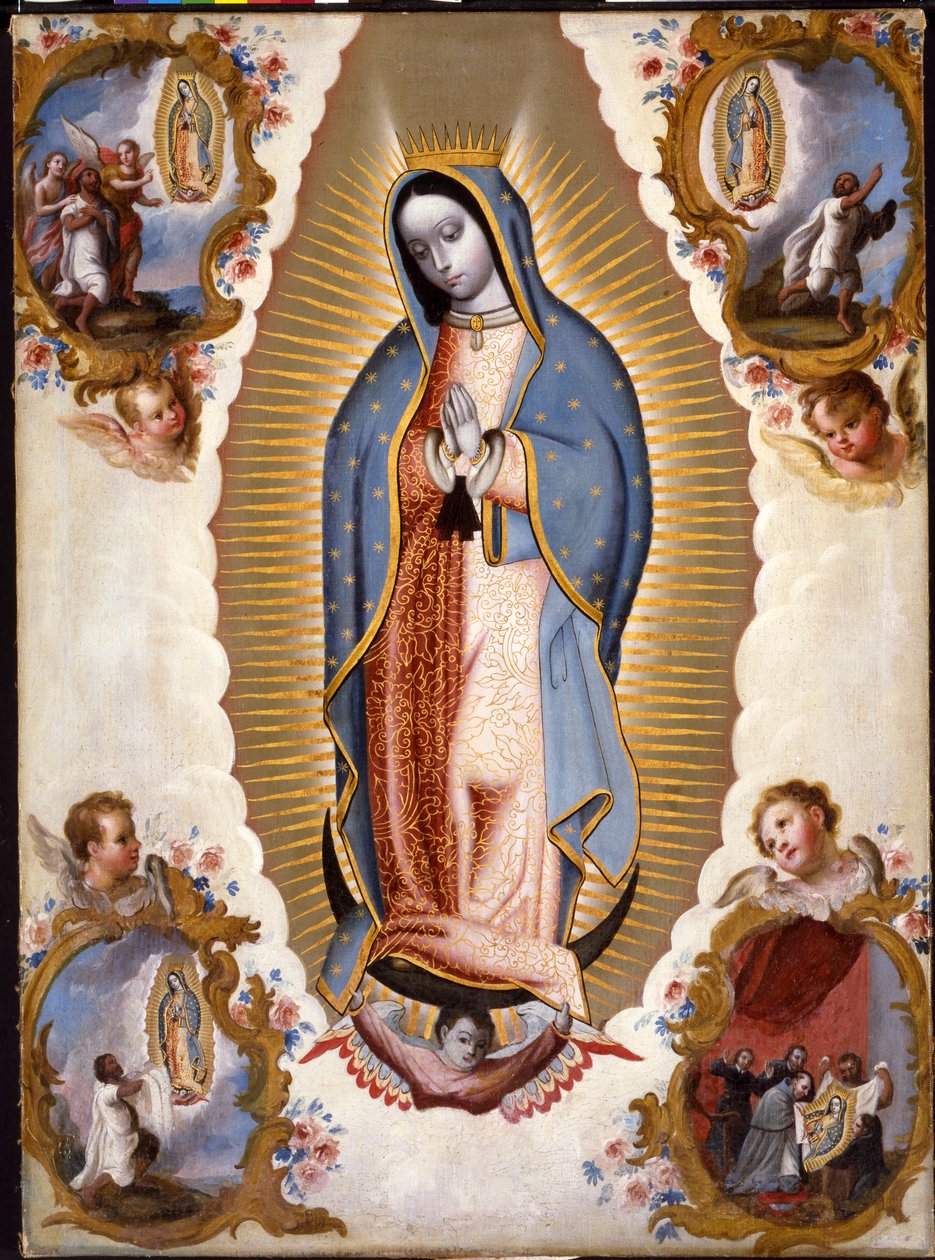 La Vierge de Guadalupe - Mexican School
