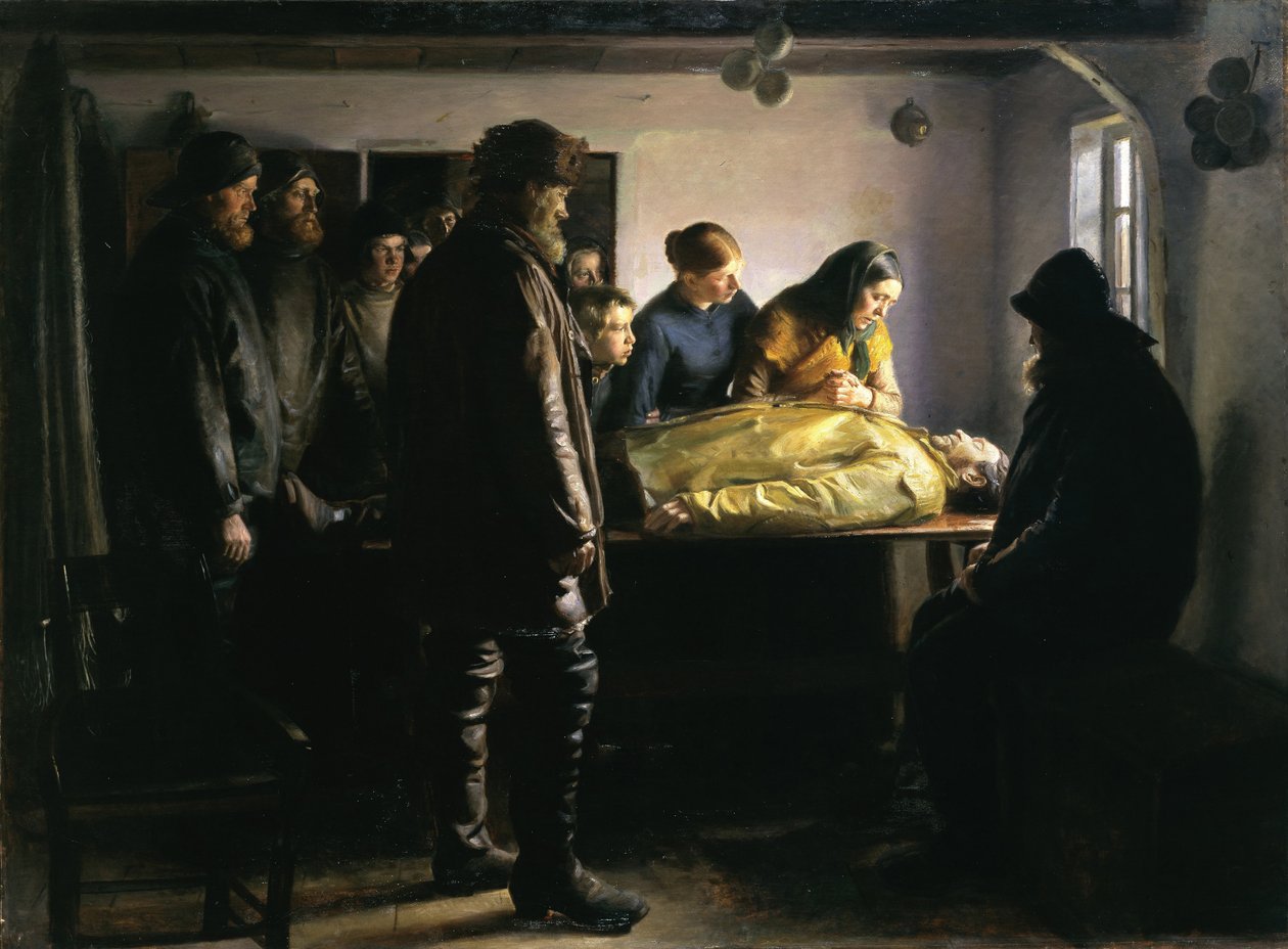 Le pêcheur noyé - Michael Peter Ancher