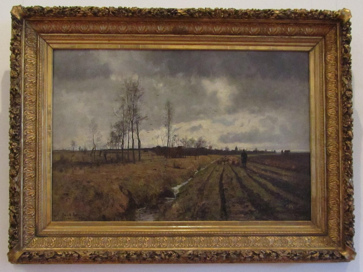 Chemin vers Niedergrunstedt, Paul Baum, 1886, exposé au Schlossmuseum de Weimar - Michael Sander Sander