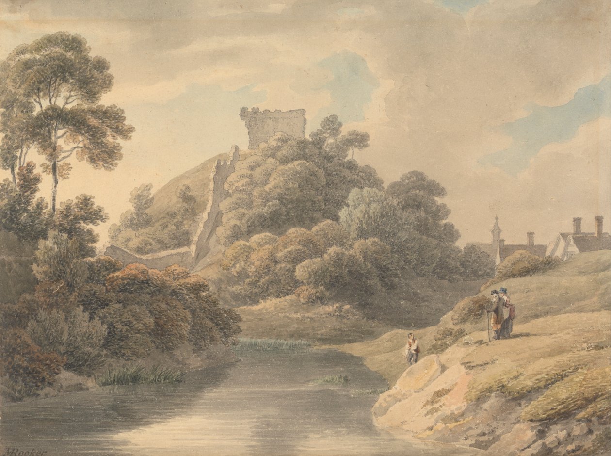 Château de Clare, Suffolk - Michael Angelo Rooker