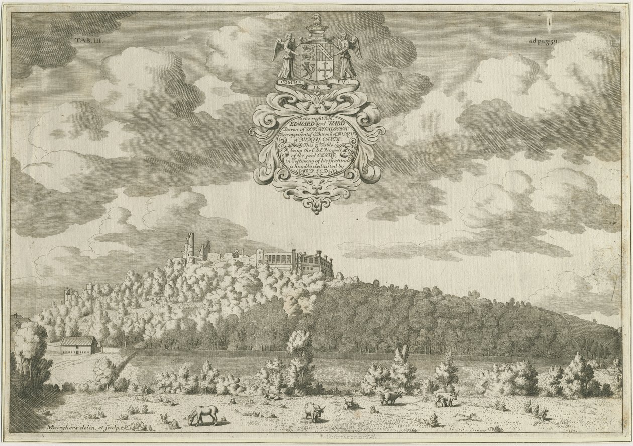 Château de Dudley : gravure sur cuivre, nd [1653-1686] - Michael Burghers