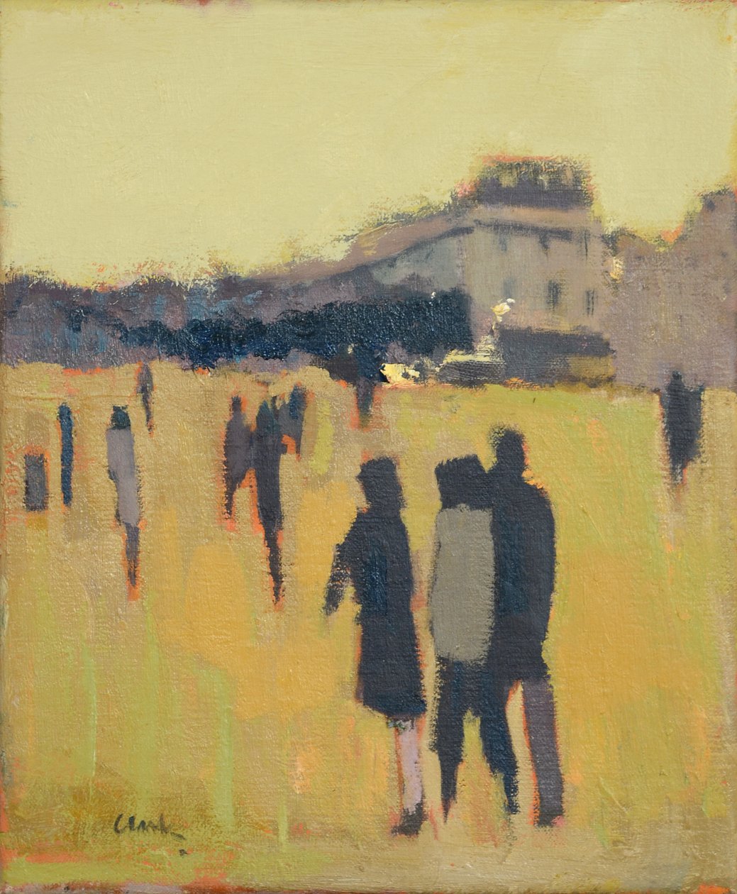 Amis, 2017 (huile sur lin) - Michael G. Clark