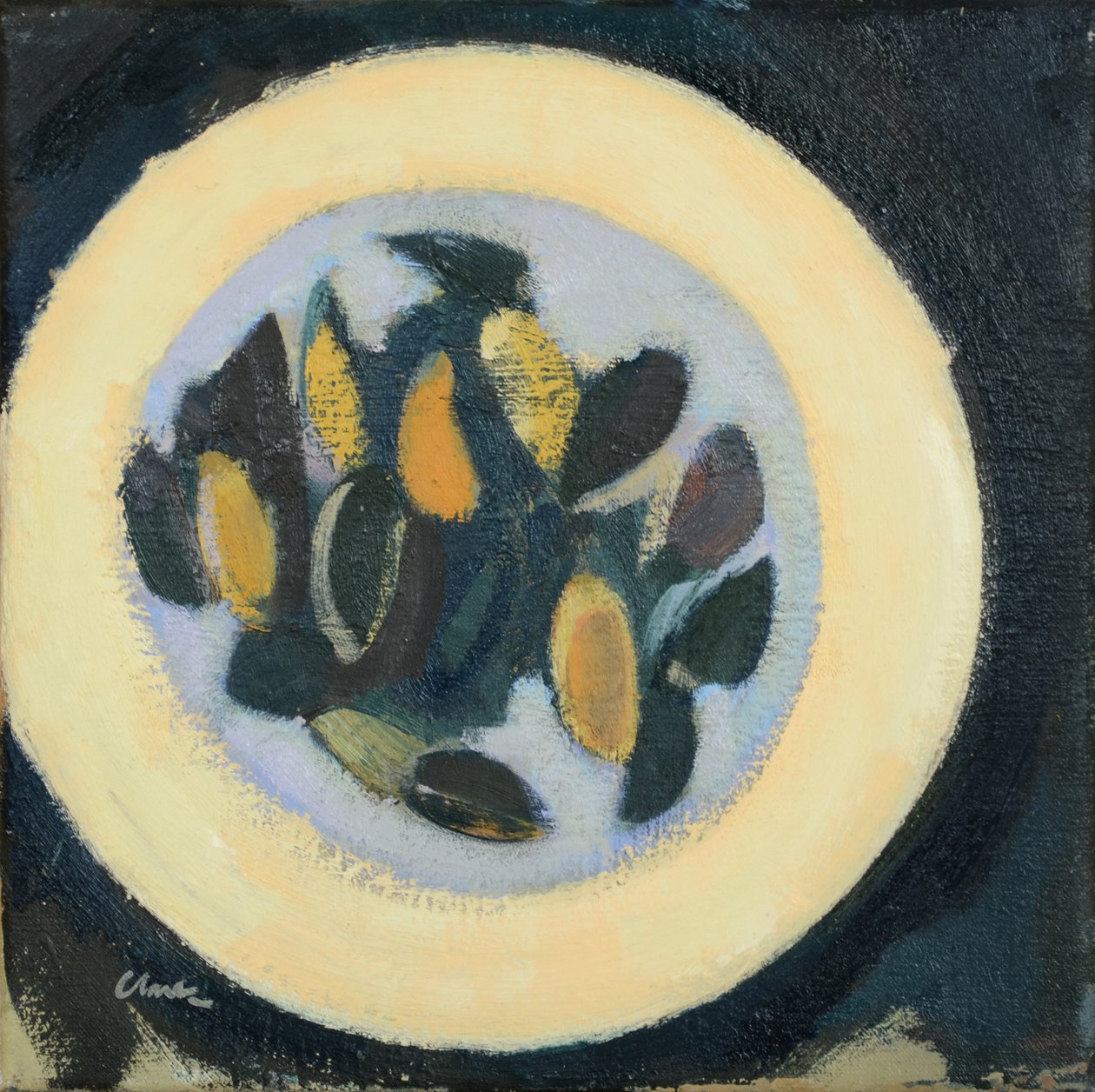 Moules, 2017 (huile sur lin) - Michael G. Clark