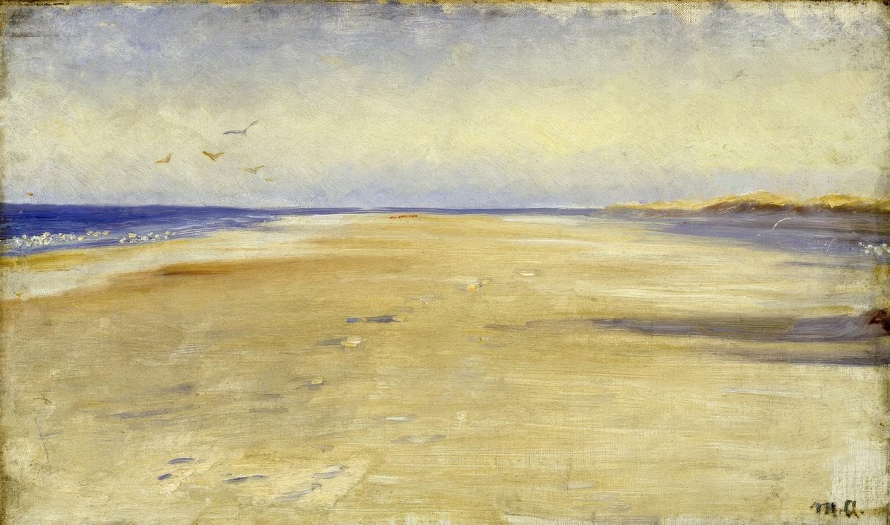 M.P.Ancher, Sur la plage de Skagen - Michael Peter Ancher