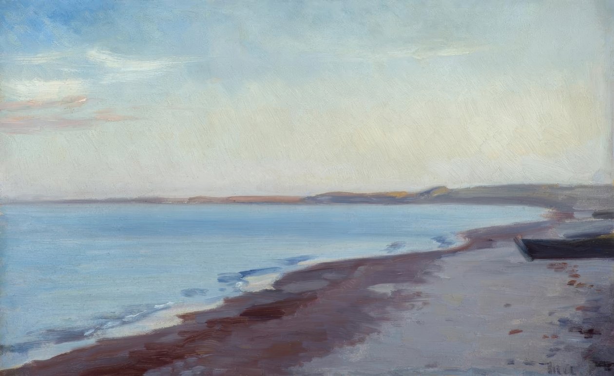 M.P.Ancher, sur la plage à Skagen - Michael Peter Ancher
