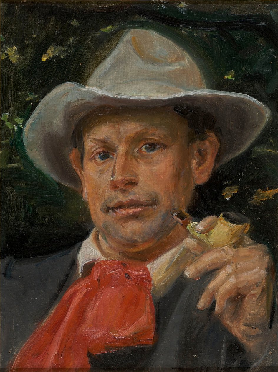 Portrait de Martin Andersen Nexø - Michael Peter Ancher