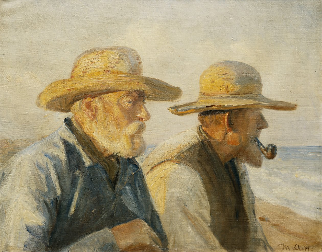 Les vieux pêcheurs - Michael Peter Ancher